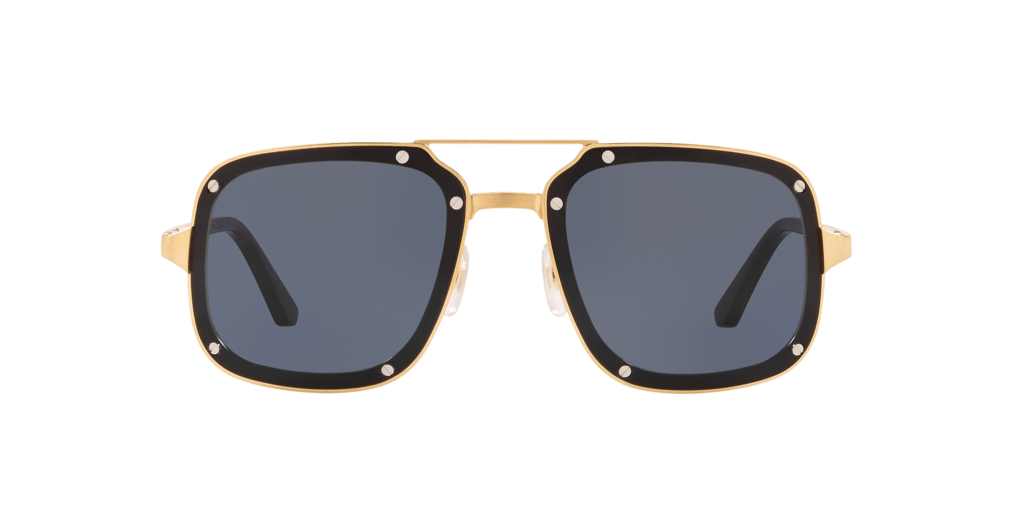 Cartier Sunglasses Gold Shiny-Blue | CARTIER CT0194S Gold Shiny-Blue