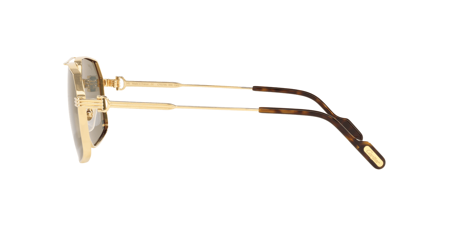 משקפי שמש קרטייה זהב-ירוק | CARTIER CT0270S Gold-Green