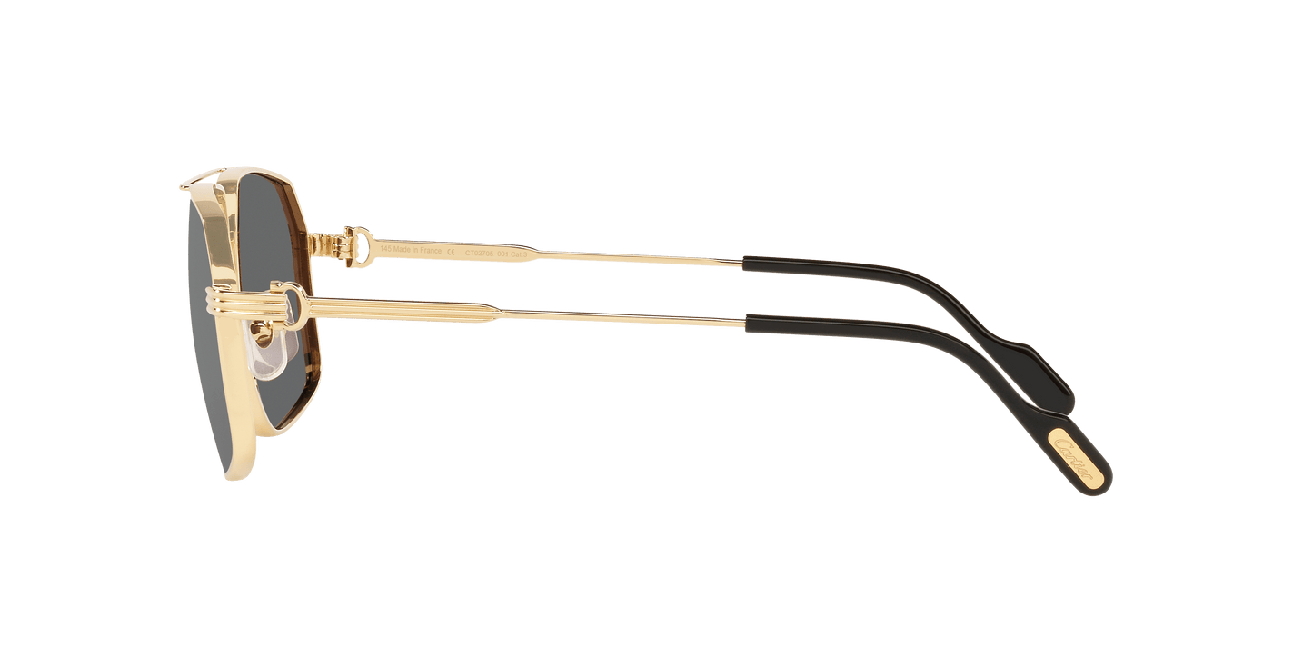 משקפי שמש קרטייה זהב-אפור | CARTIER CT0270S Gold-Grey