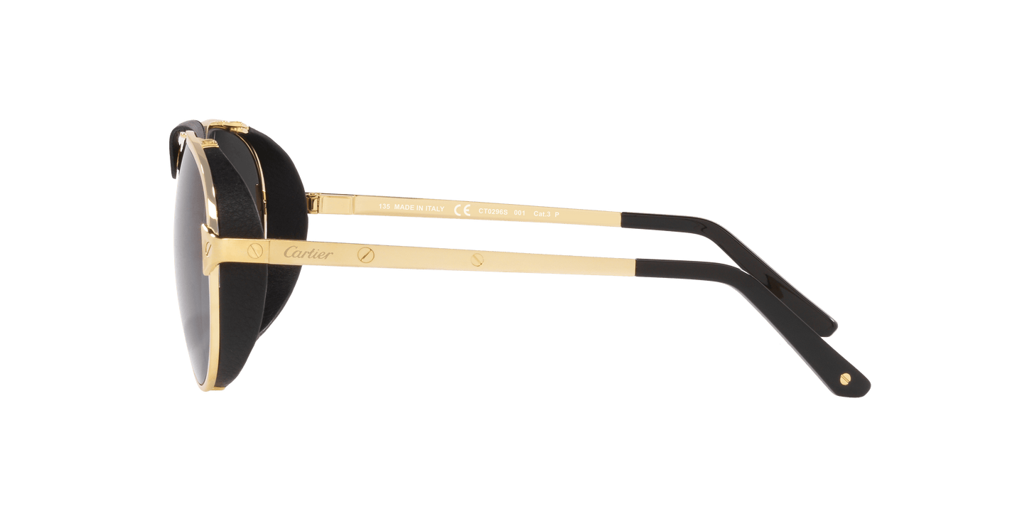 משקפי שמש קרטייה זהב-אפור | CARTIER CT0296S Gold-Grey