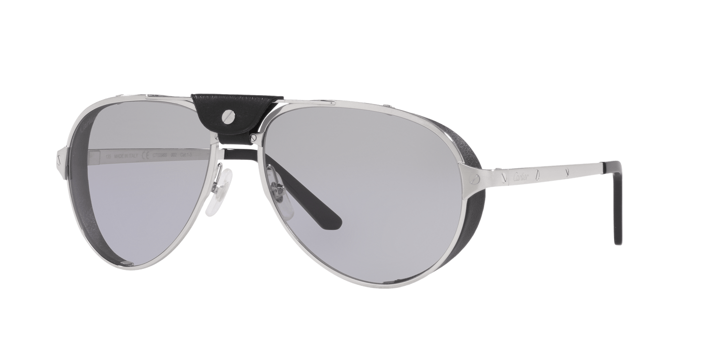Cartier Sunglasses Silver-Grey | CARTIER CT0296S Silver-Grey