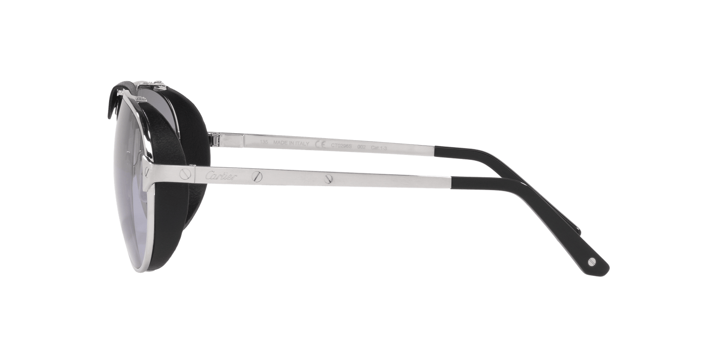 משקפי שמש קרטייה כסוף-אפור | CARTIER CT0296S Silver-Grey