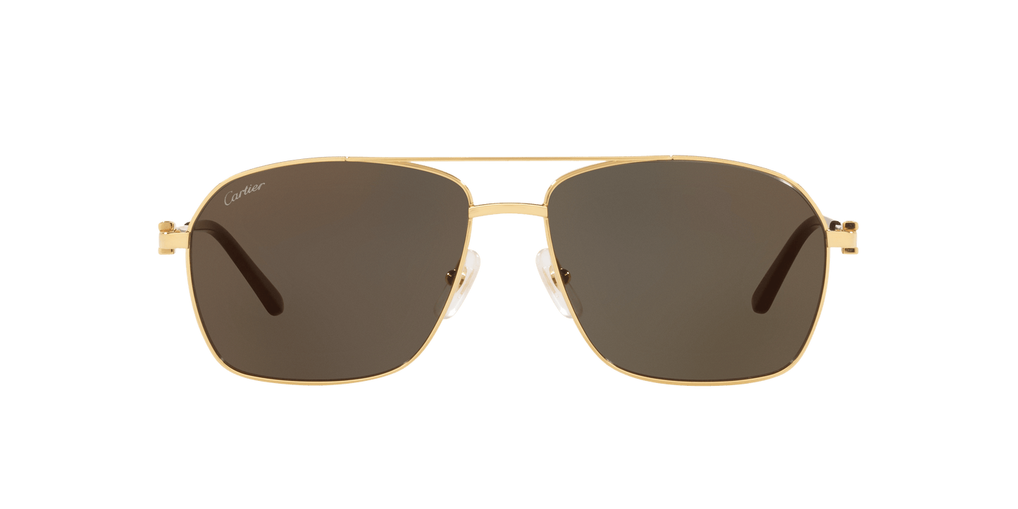 משקפי שמש קרטייה זהב-אפור | CARTIER CT0306S Gold-Grey