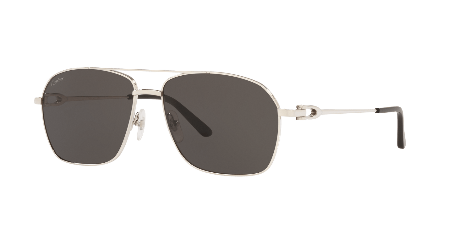 Cartier Sunglasses Silver-Grey | CARTIER CT0306S Silver-Grey