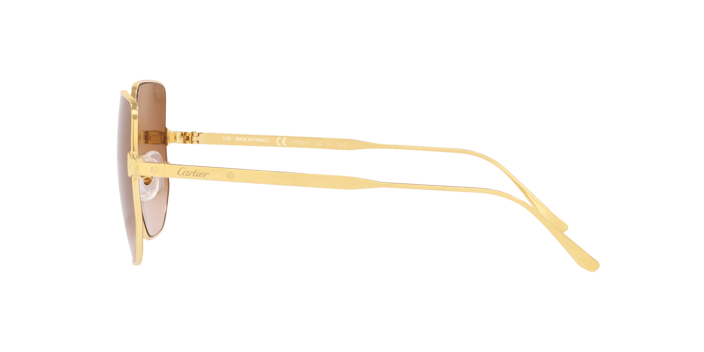 משקפי שמש קרטייה זהב | CARTIER CT0327S Gold