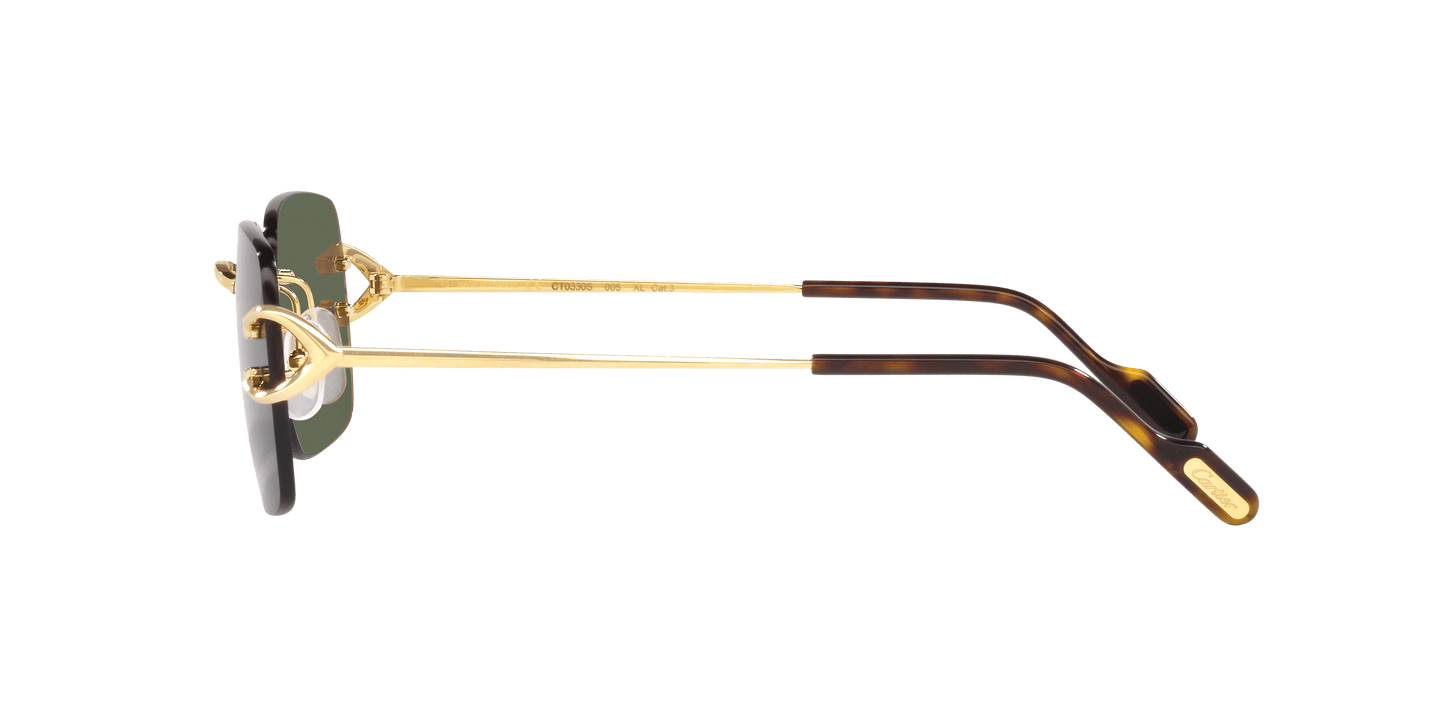 Cartier Gold Sunglasses | CARTIER CT0330S Gold