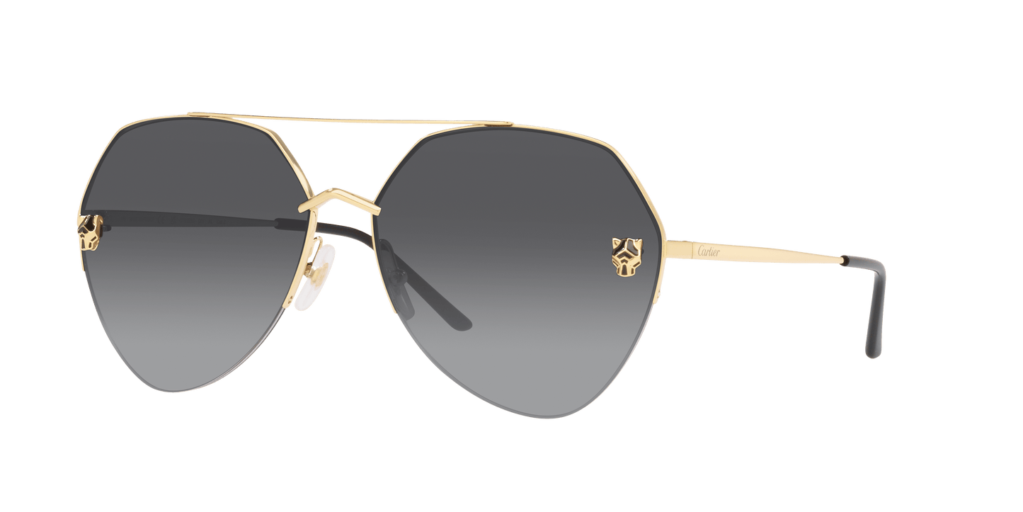 Cartier Sunglasses Gold-Grey | CARTIER CT0355S Gold-Grey
