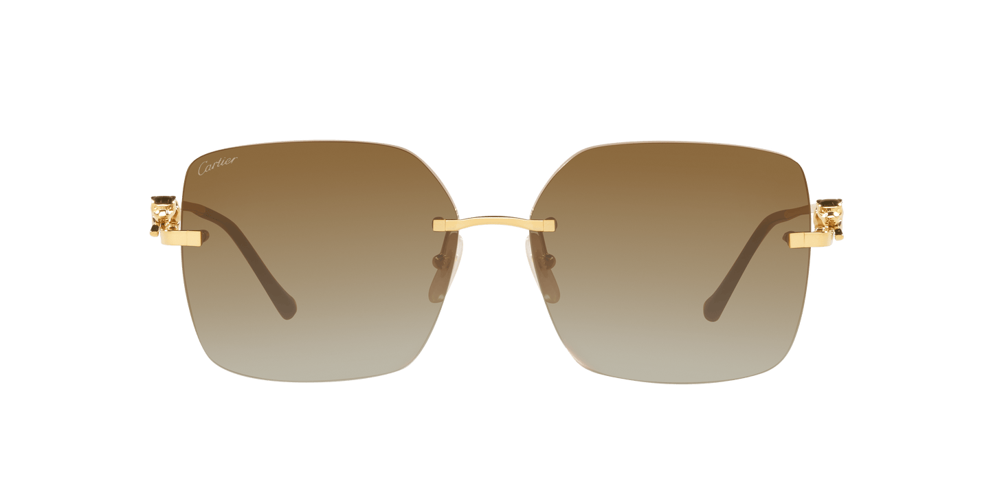Cartier sunglasses in gold-brown color | CARTIER CT0359S Gold-Brown