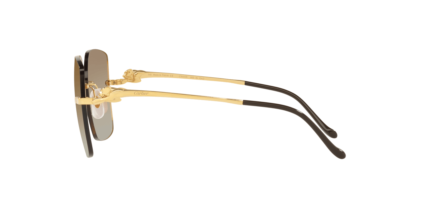 Cartier sunglasses in gold-brown color | CARTIER CT0359S Gold-Brown