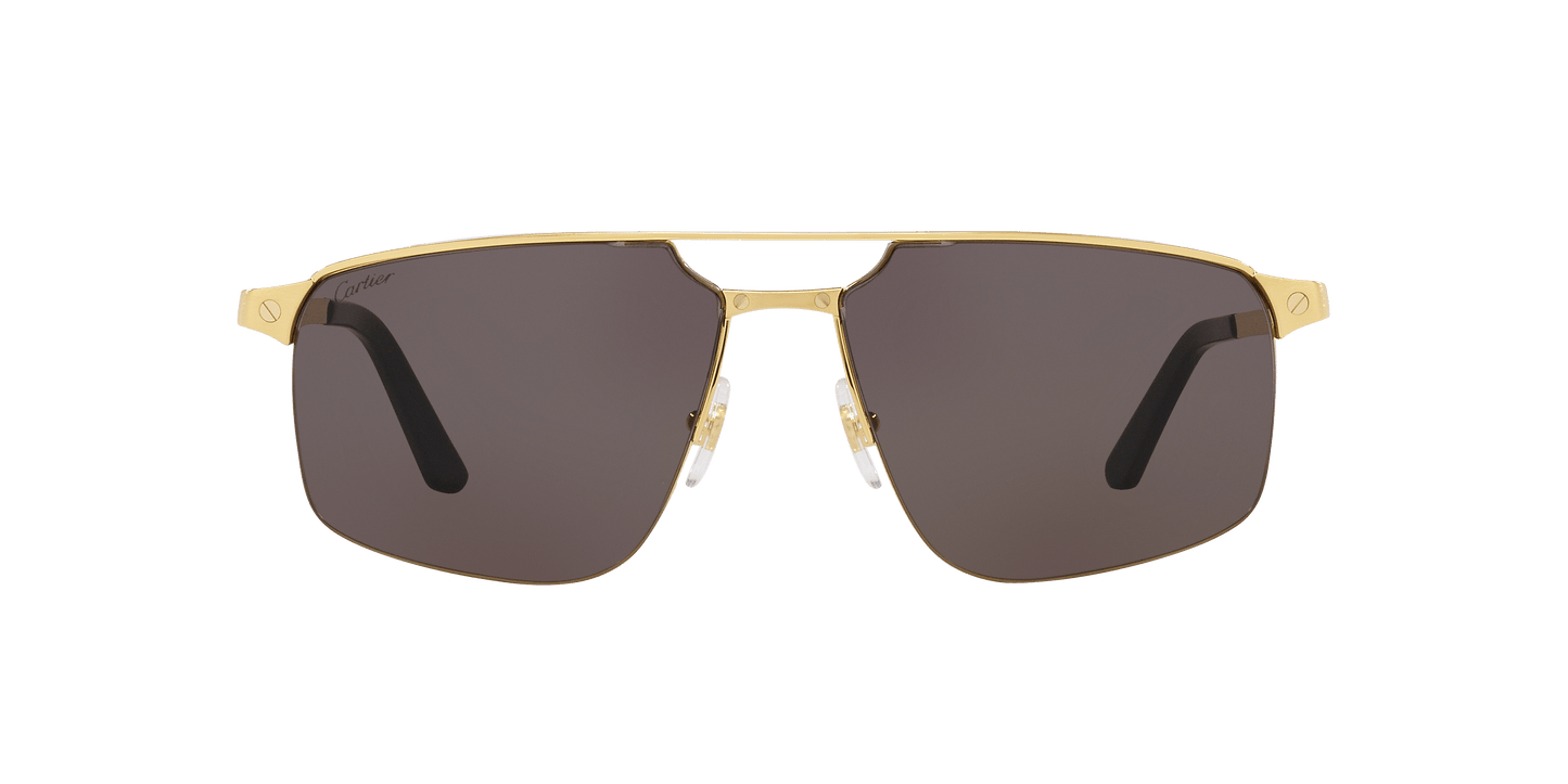 Cartier Sunglasses Gold-Grey | CARTIER CT0385S-001 Gold-Grey