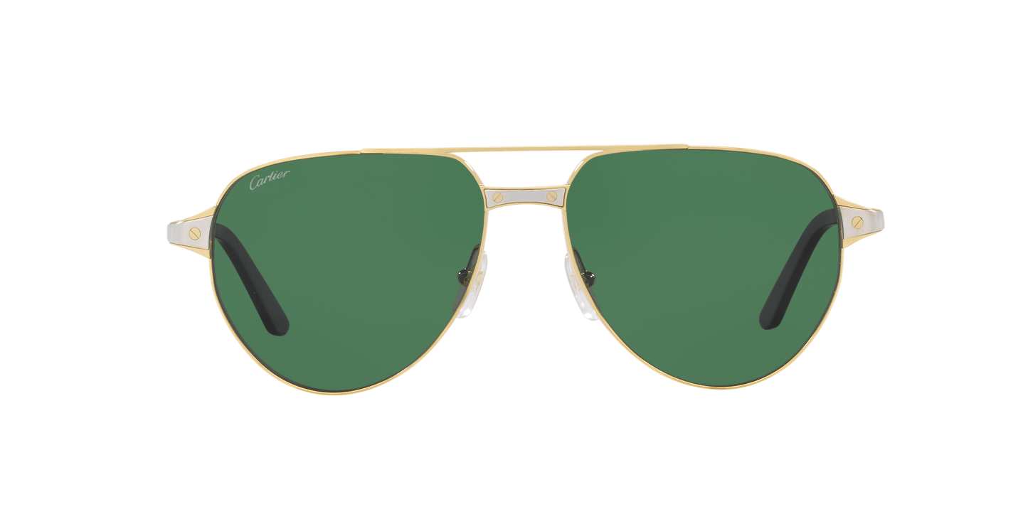 משקפי שמש קרטייה זהב-ירוק | CARTIER CT0425S Gold-Green