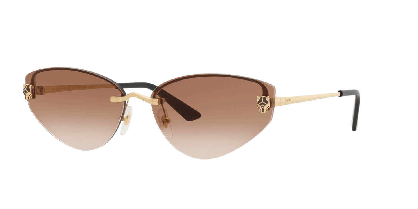 Cartier sunglasses in gold-brown color | CARTIER CT0431S Gold-Brown