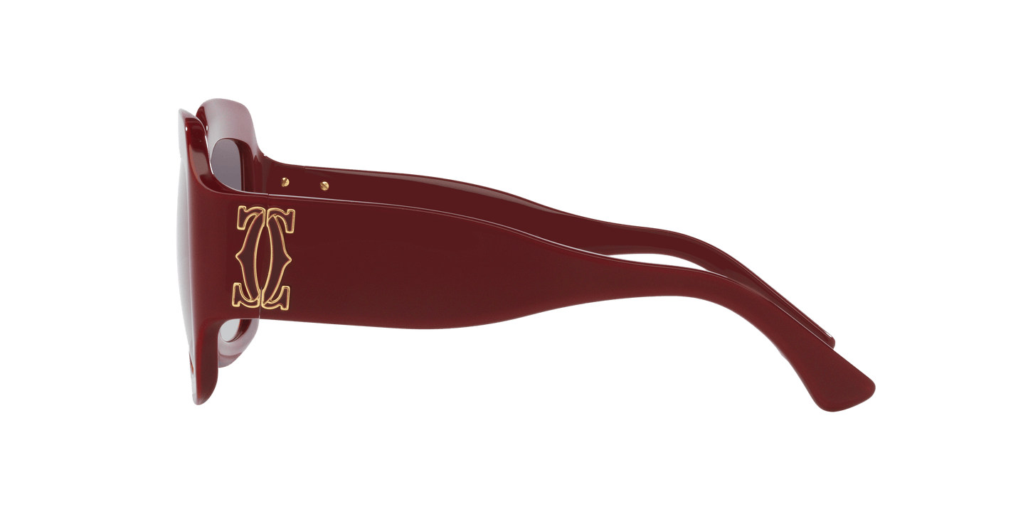 משקפי שמש קרטייה בורדו-אפור | CARTIER CT0434S Burgundy-Grey