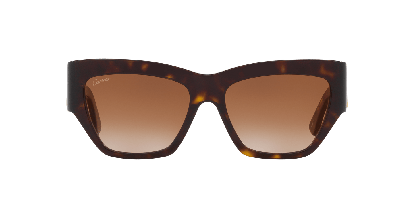Cartier Tortoise-Brown Sunglasses | CARTIER CT0435S Tortoise-Brown