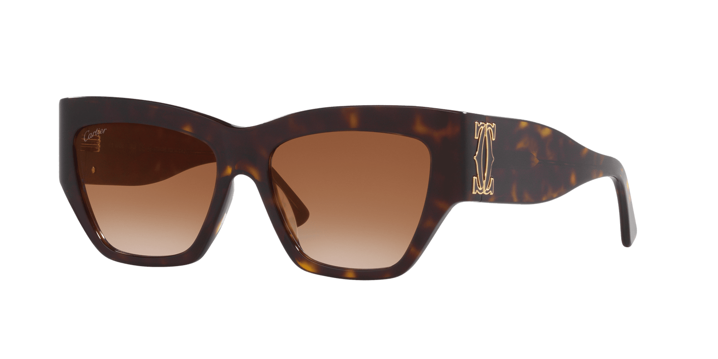 Cartier Tortoise-Brown Sunglasses | CARTIER CT0435S Tortoise-Brown