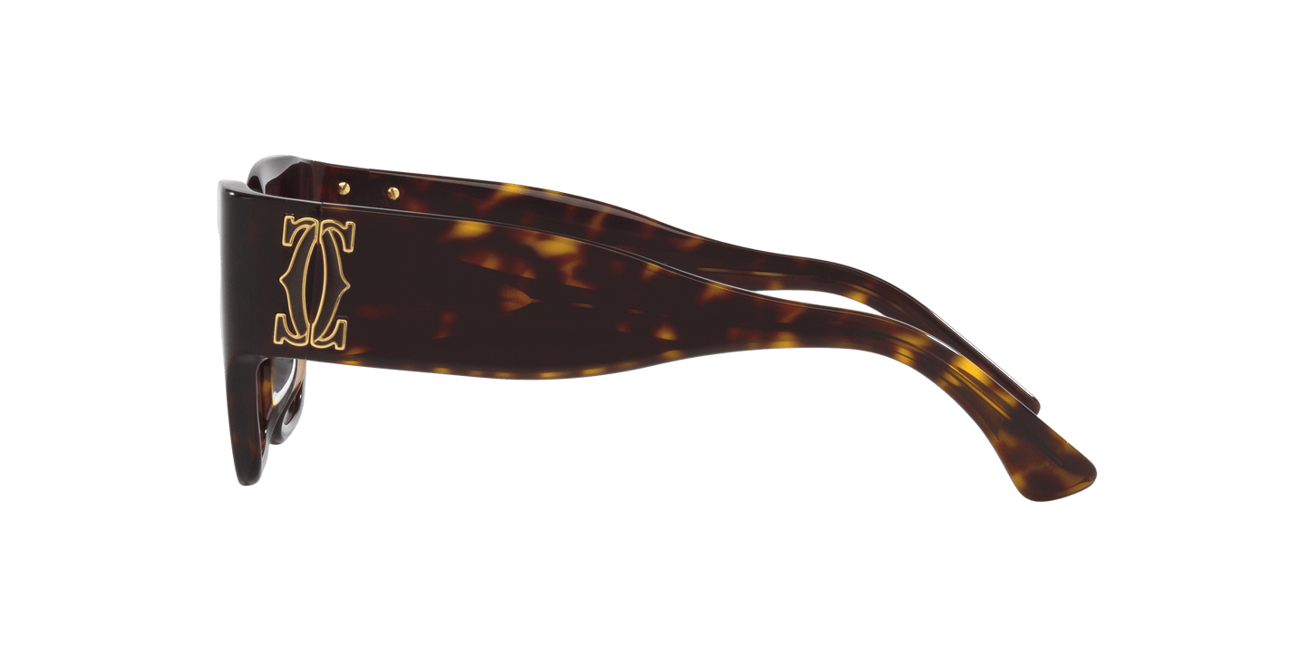 Cartier Tortoise-Brown Sunglasses | CARTIER CT0435S Tortoise-Brown