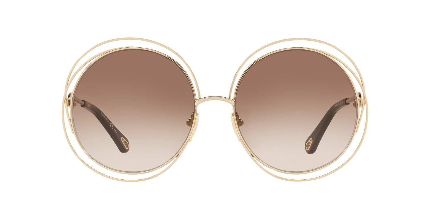 Chloe Sunglasses Gold-Brown Gradient | Chloé CH0045S Gold-Brown Gradient