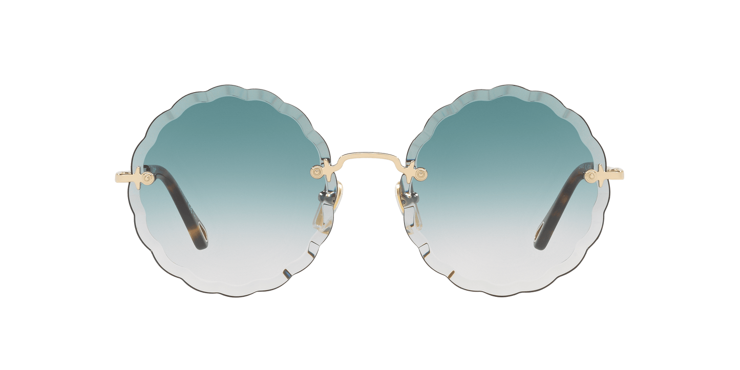 משקפי שמש קלואי חום-כחול שיפוע | Chloé CH0047S Brown-Blue Gradient