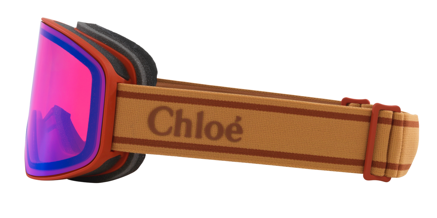 משקפי שמש של קלואי חום-כתום | Chloé CH0072S Brown-Orange
