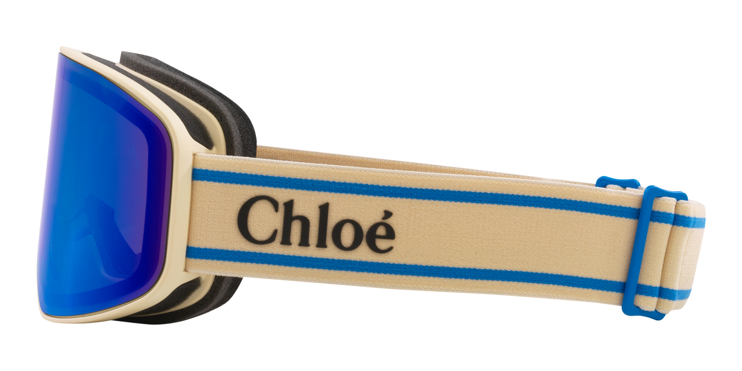 משקפי שמש של קלואי שנהב-כחול | Chloé CH0072S Ivory-Blue