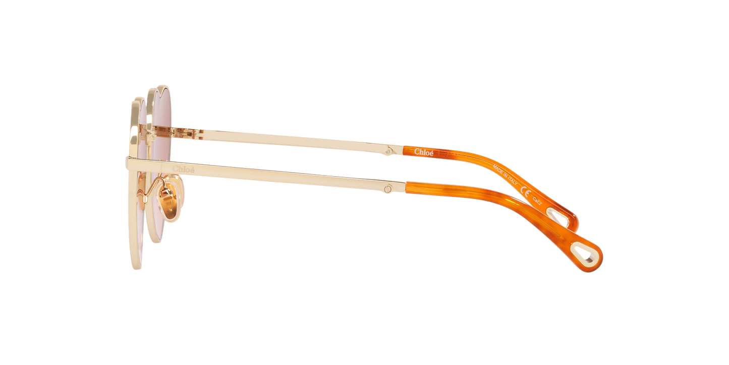 משקפי שמש של קלואי זהב-ורוד | Chloé CH0071S Gold-Pink