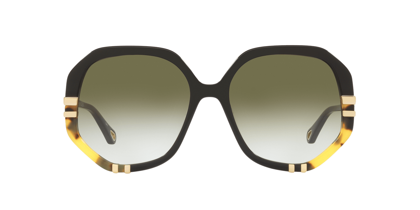 משקפי שמש של קלואי שחור-אפור | Chloé CH0105S Black-Grey