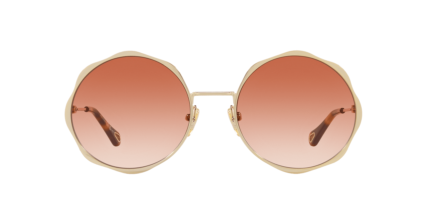 משקפי שמש קלואי זהב-כתום | Chloé CH0184S Gold-Orange