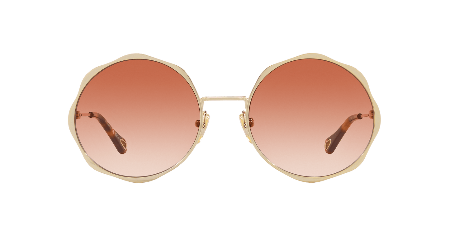 משקפי שמש קלואי זהב-כתום | Chloé CH0184S Gold-Orange