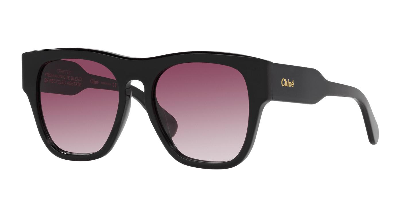 משקפי שמש של קלואי שחור-אדום | Chloé CH0149S Black-Red