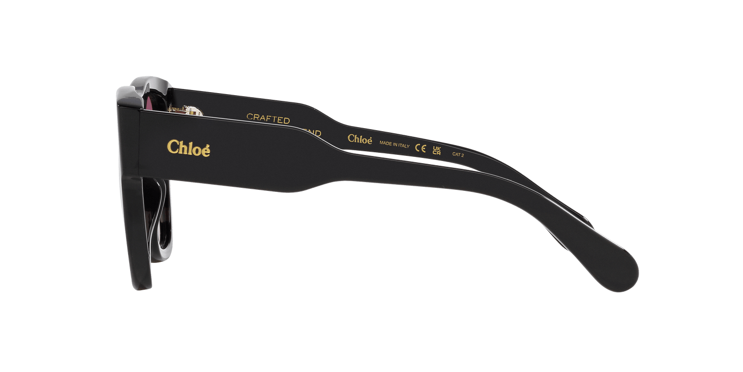 משקפי שמש של קלואי שחור-אדום | Chloé CH0149S Black-Red