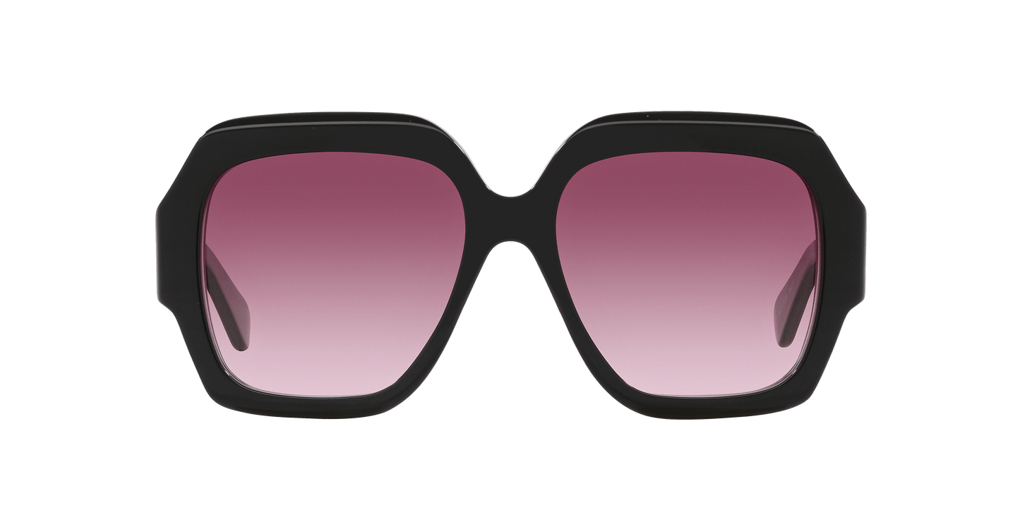 משקפי שמש של קלואי שחור-אדום | Chloé CH0154S Black-Red