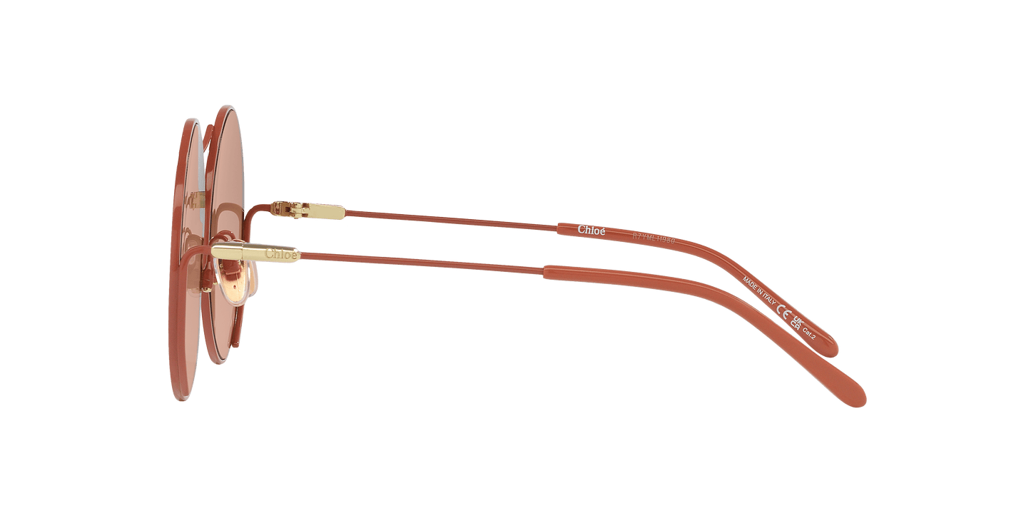 משקפי שמש קלואי ורוד-חום | Chloé CH0166S Pink-Brown