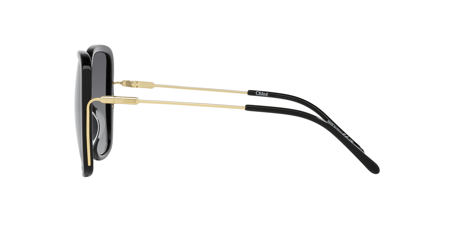 משקפי שמש של קלואי שחור-אפור | Chloé CH0173S Black-Grey