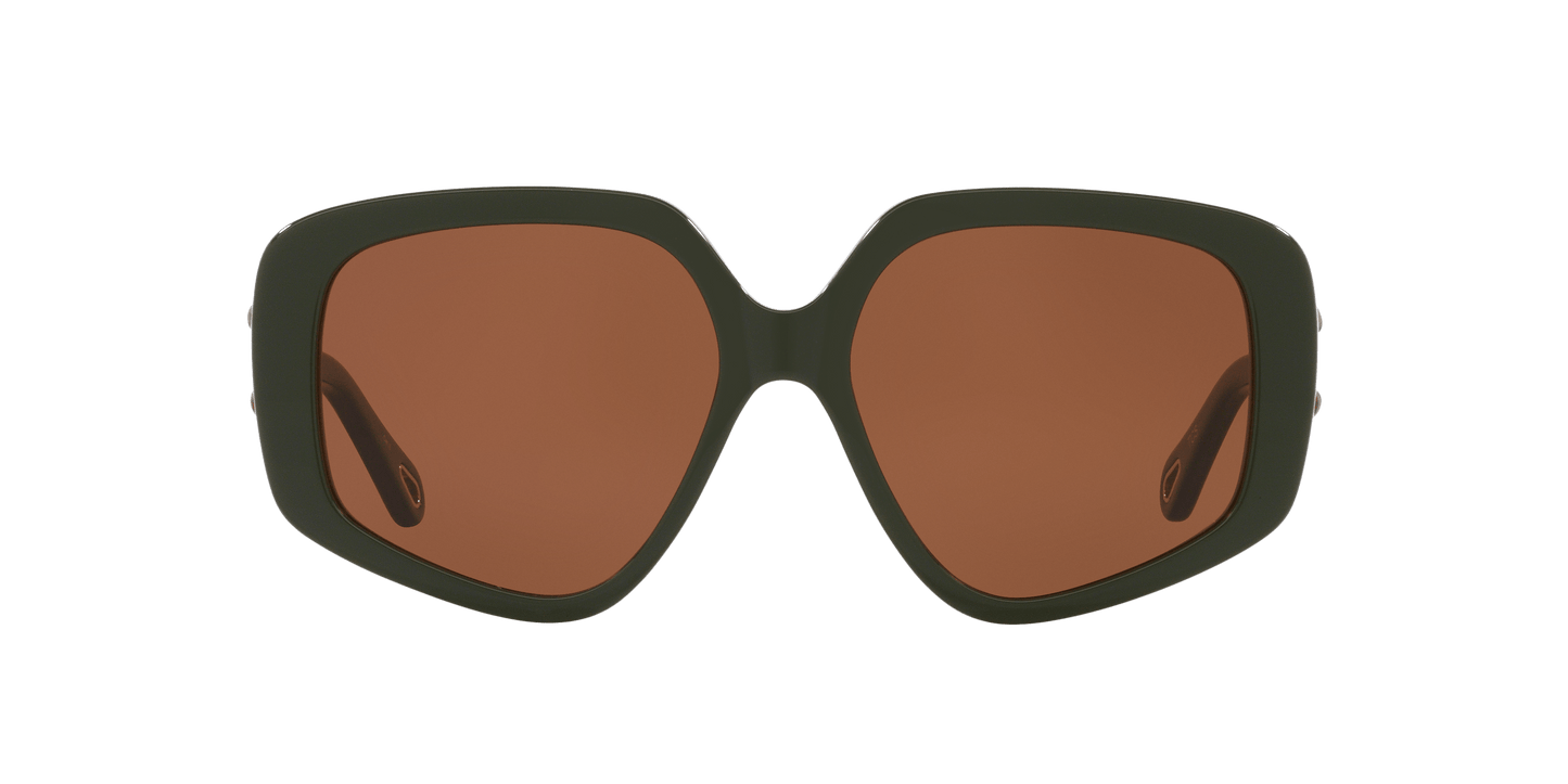 משקפי שמש קלואי ירוק-חום | Chloé CH0210S Green-Brown