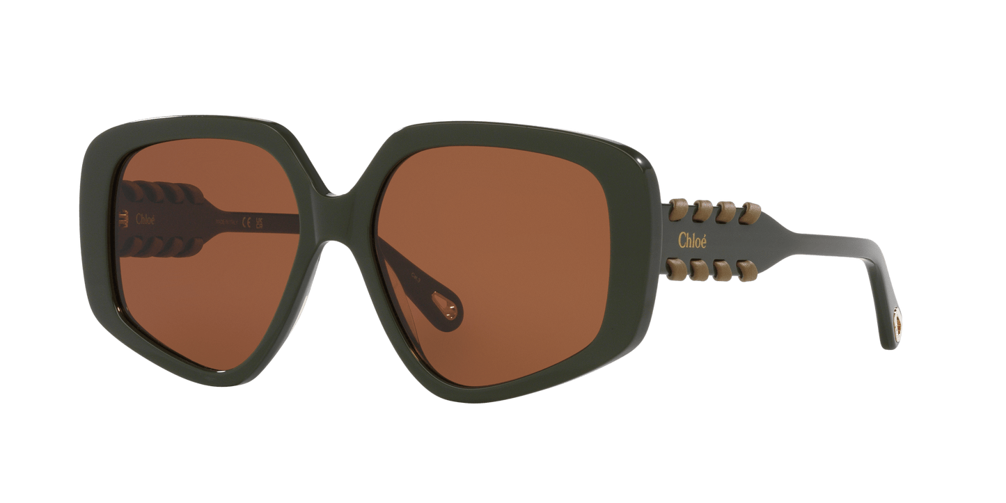 משקפי שמש קלואי ירוק-חום | Chloé CH0210S Green-Brown