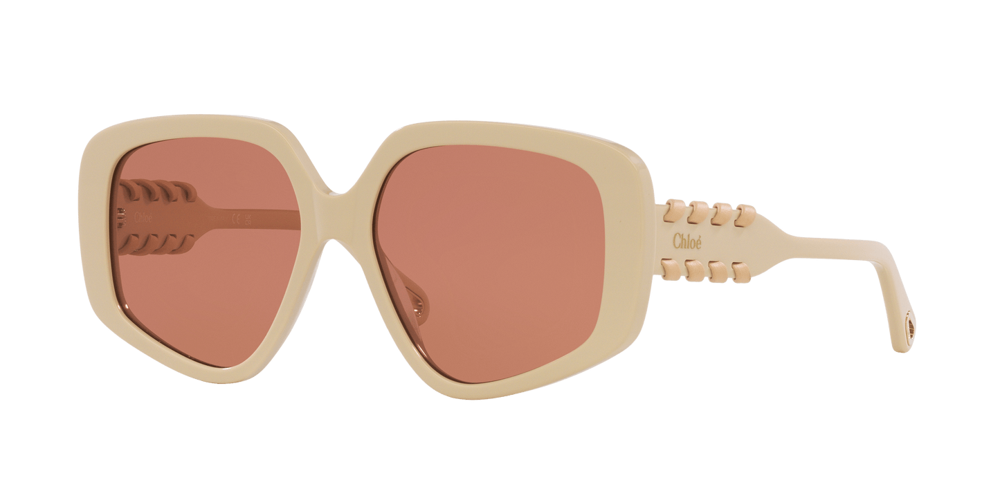 משקפי שמש קלואי שנהב-אדום | Chloé CH0210S Ivory-Red