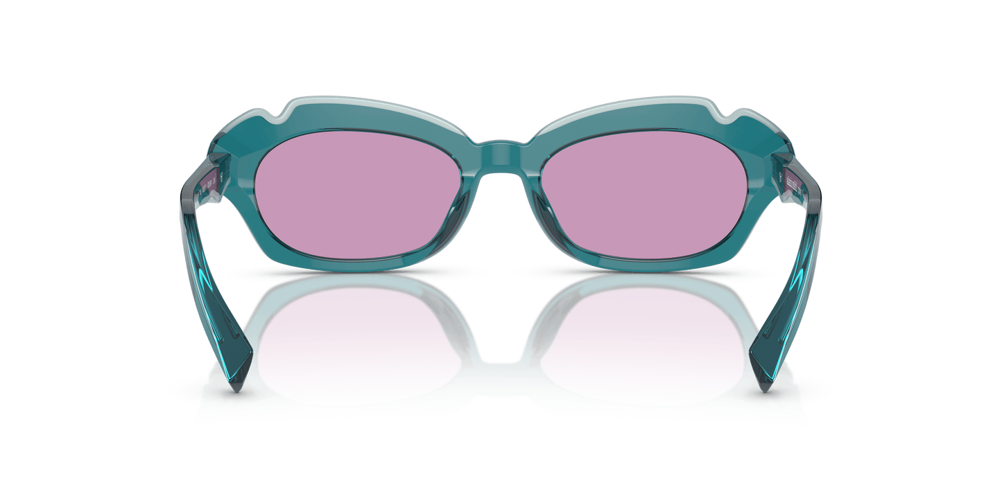ALAIN MIKLI Sunglasses Transparent Petrol/Ice-Dark Violet | ALAIN MIKLI A05071 Transparent Petrol/Ice-Dark Violet