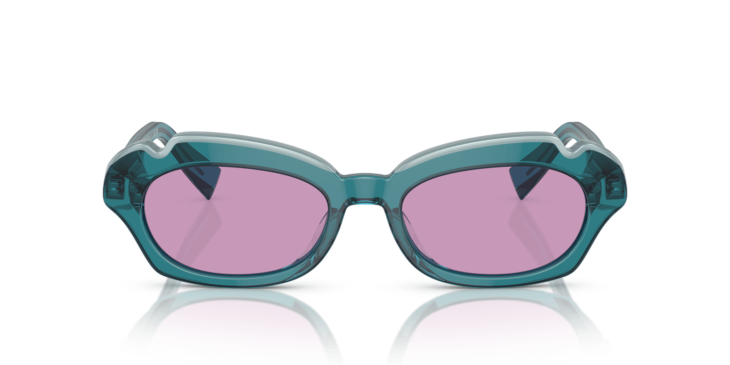ALAIN MIKLI Sunglasses Transparent Petrol/Ice-Dark Violet | ALAIN MIKLI A05071 Transparent Petrol/Ice-Dark Violet