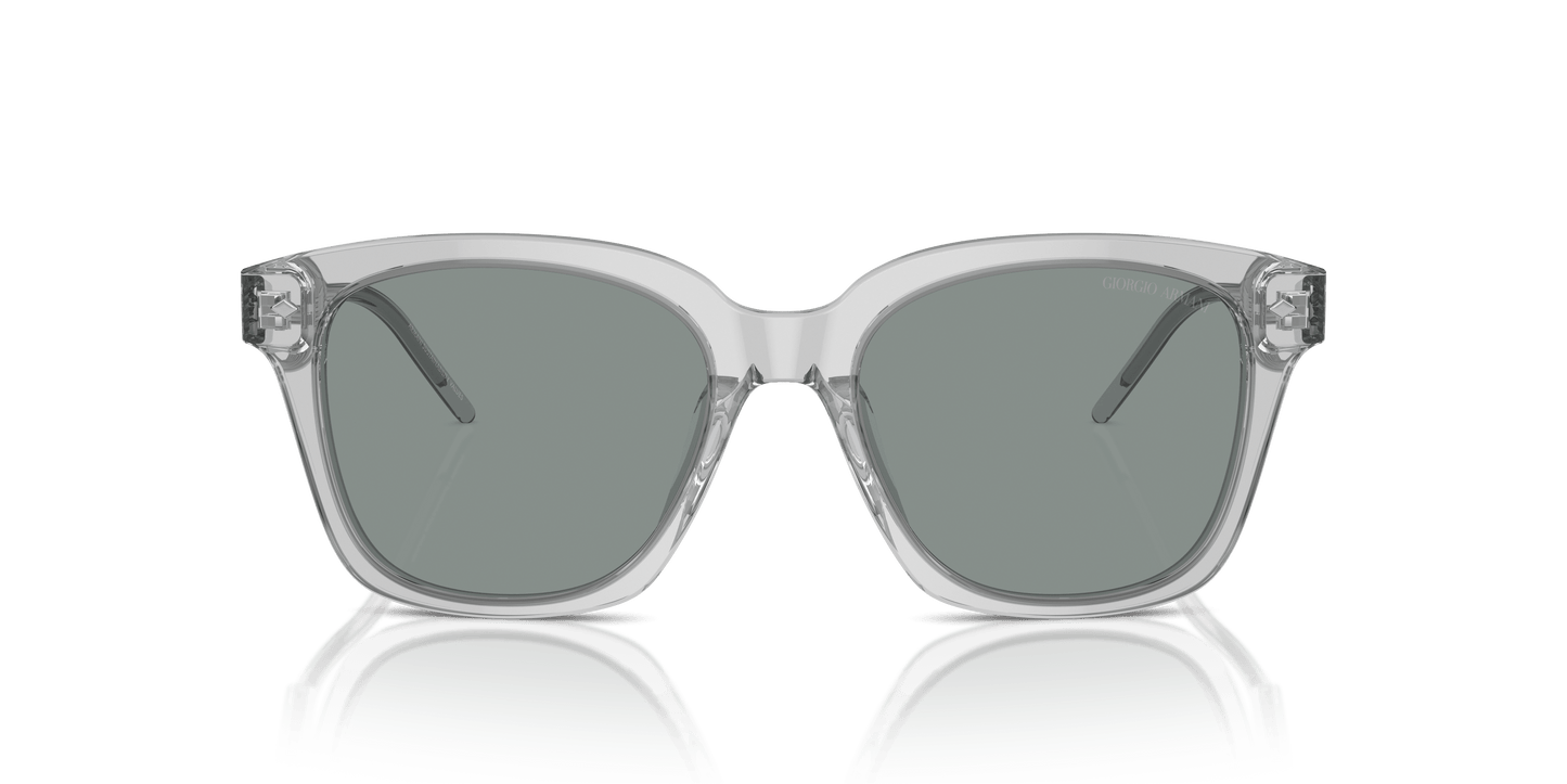 משקפי שמש ג'ורג'יו ארמני שקופים אפור-כחול | GIORGIO ARMANI AR8210U Transparent Grey-Blue
