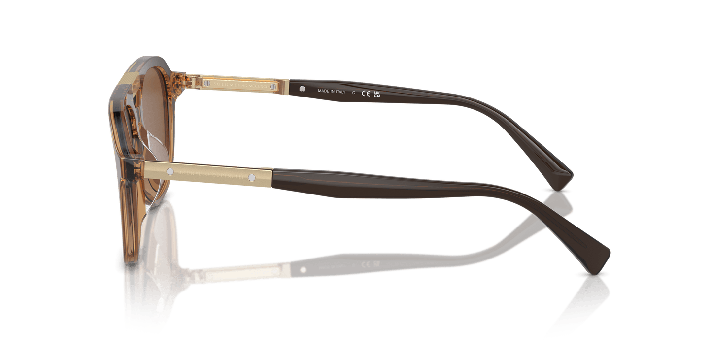 BRUNELLO CUCINELLI Sunglasses Cognac Vintage-Polar Brown | BRUNELLO CUCINELLI BC4001S Cognac Vintage-Polar Brown