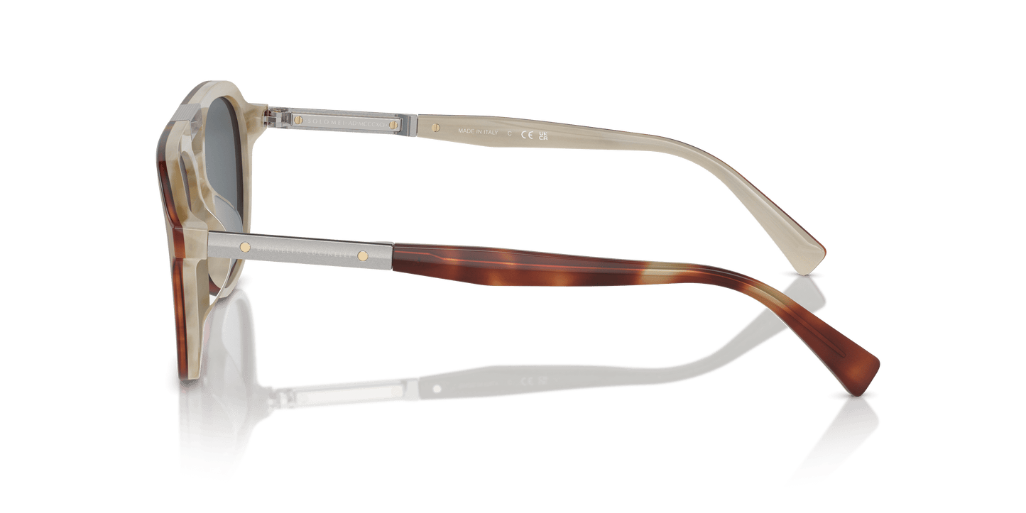 Brunello Cucinelli Havana-Carta Da Zucchero Sunglasses | BRUNELLO CUCINELLI BC4001S Havana-Carta Da Zucchero