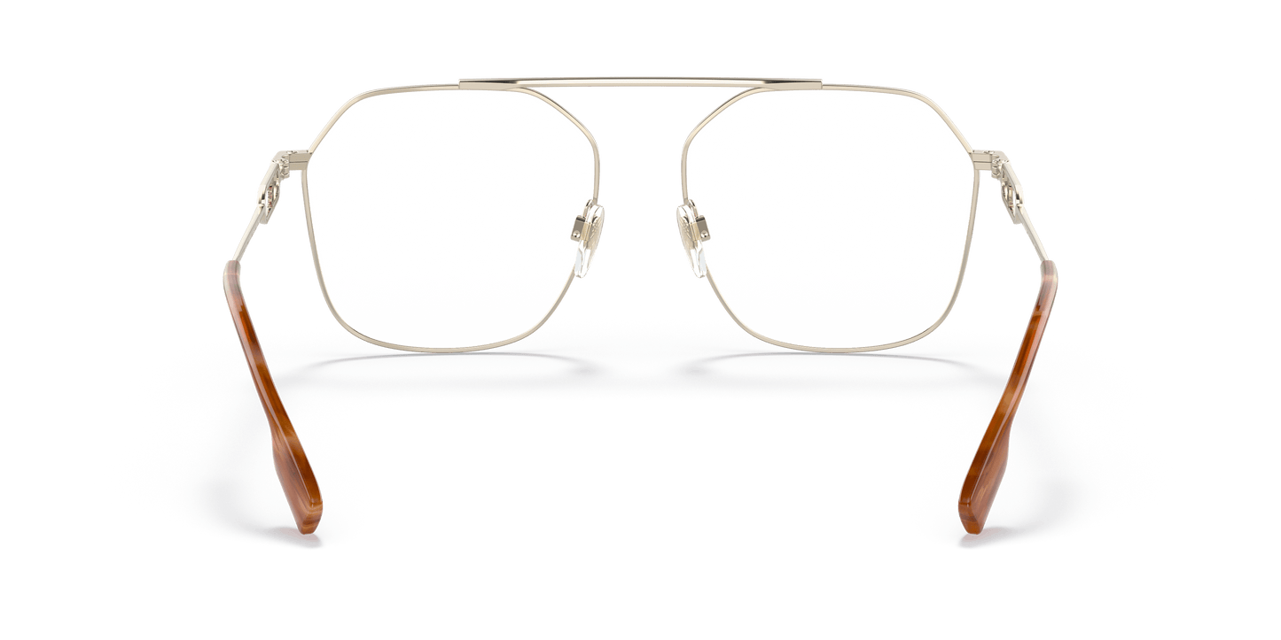 Burberry Sunglasses Light Gold-Clear Blue Light Filter | BURBERRY BE3124 Emma Light Gold-Clear Blue Light Filter