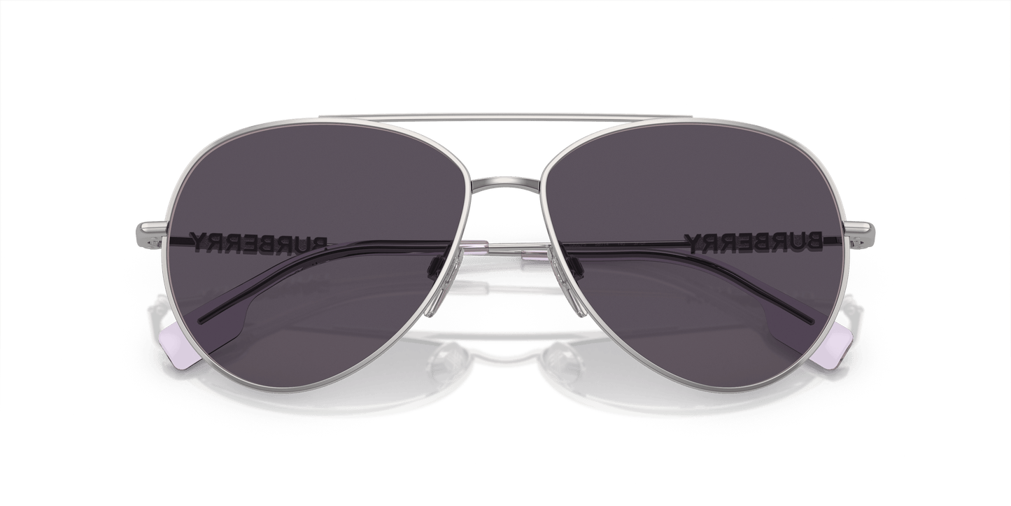 משקפי שמש של ברברי כסף-תמונה ורוד | BURBERRY BE3147 Silver-Photo Pink