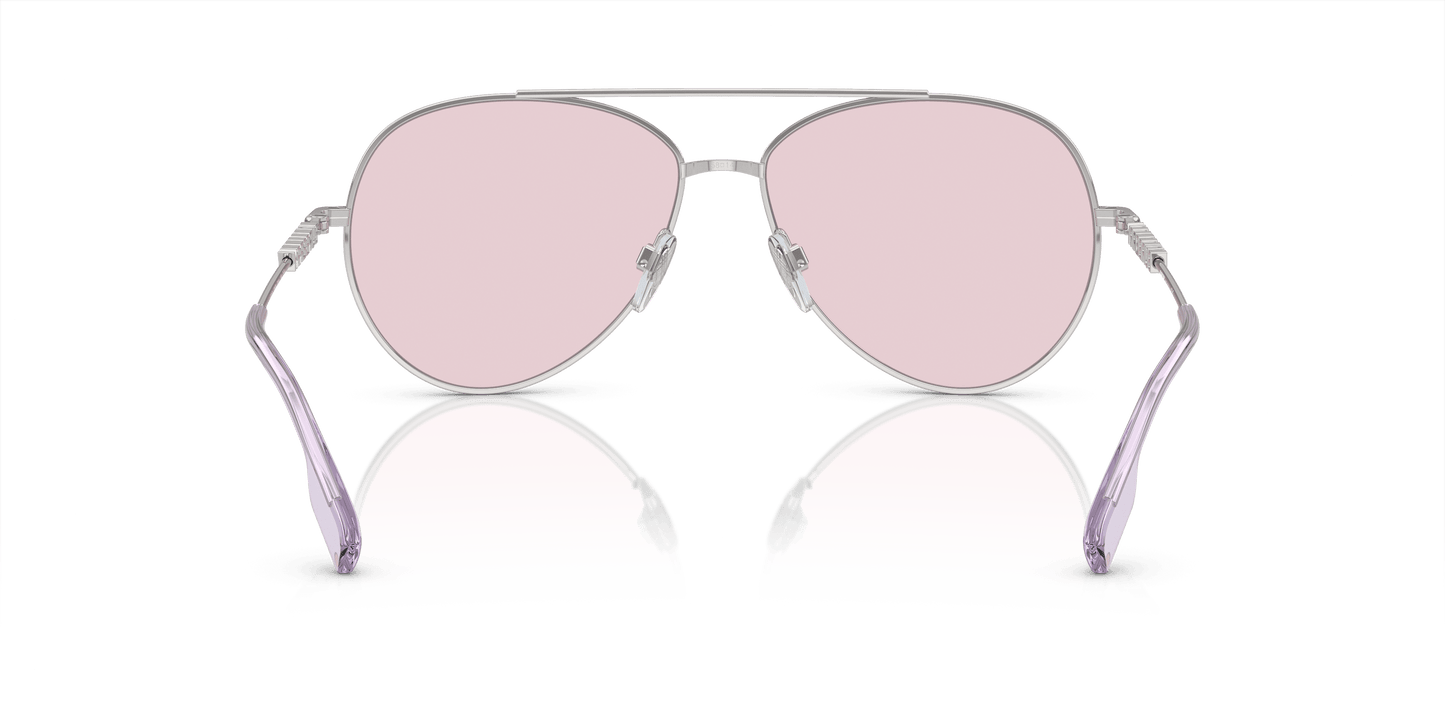 משקפי שמש של ברברי כסף-תמונה ורוד | BURBERRY BE3147 Silver-Photo Pink
