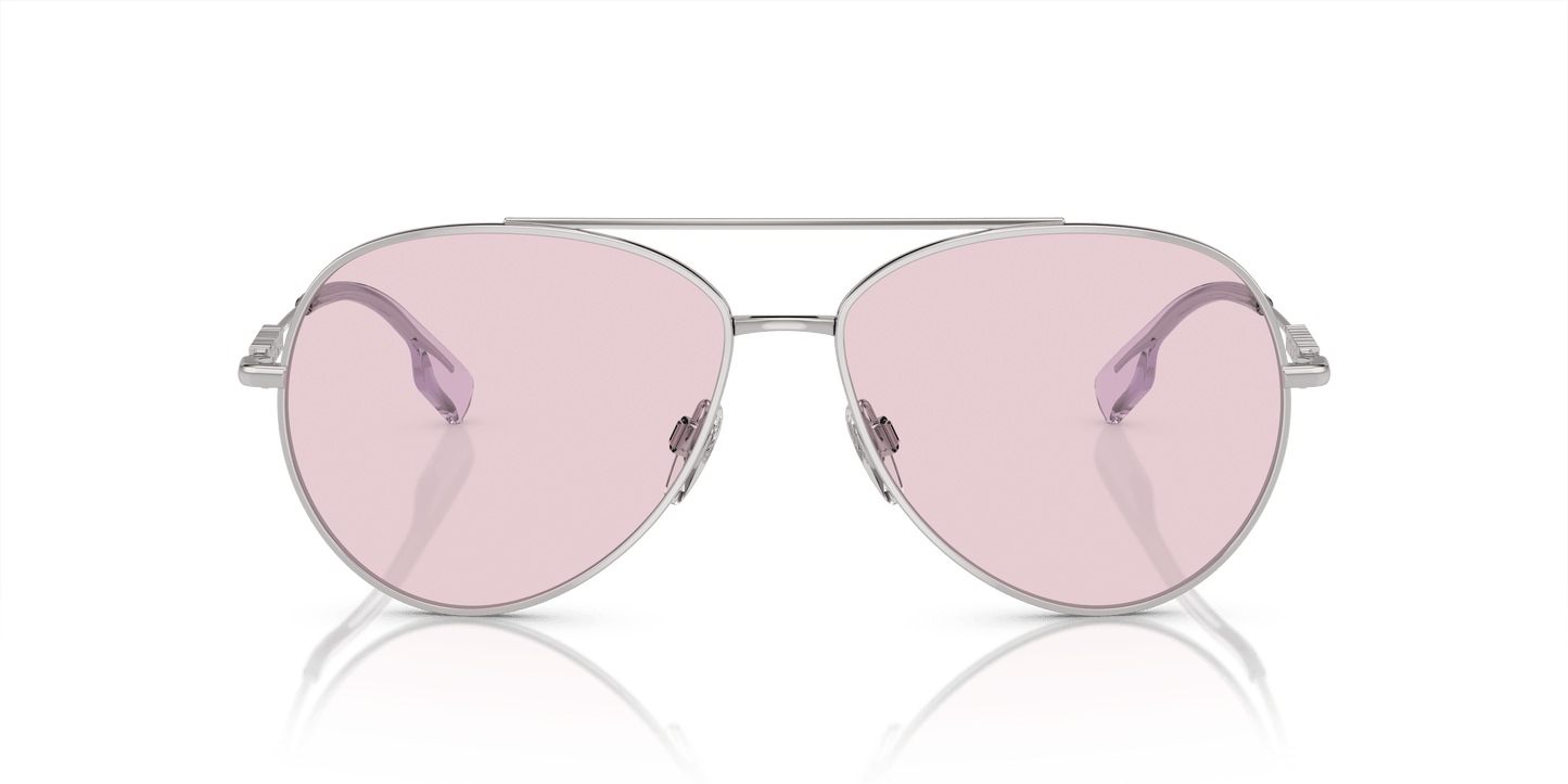 משקפי שמש של ברברי כסף-תמונה ורוד | BURBERRY BE3147 Silver-Photo Pink