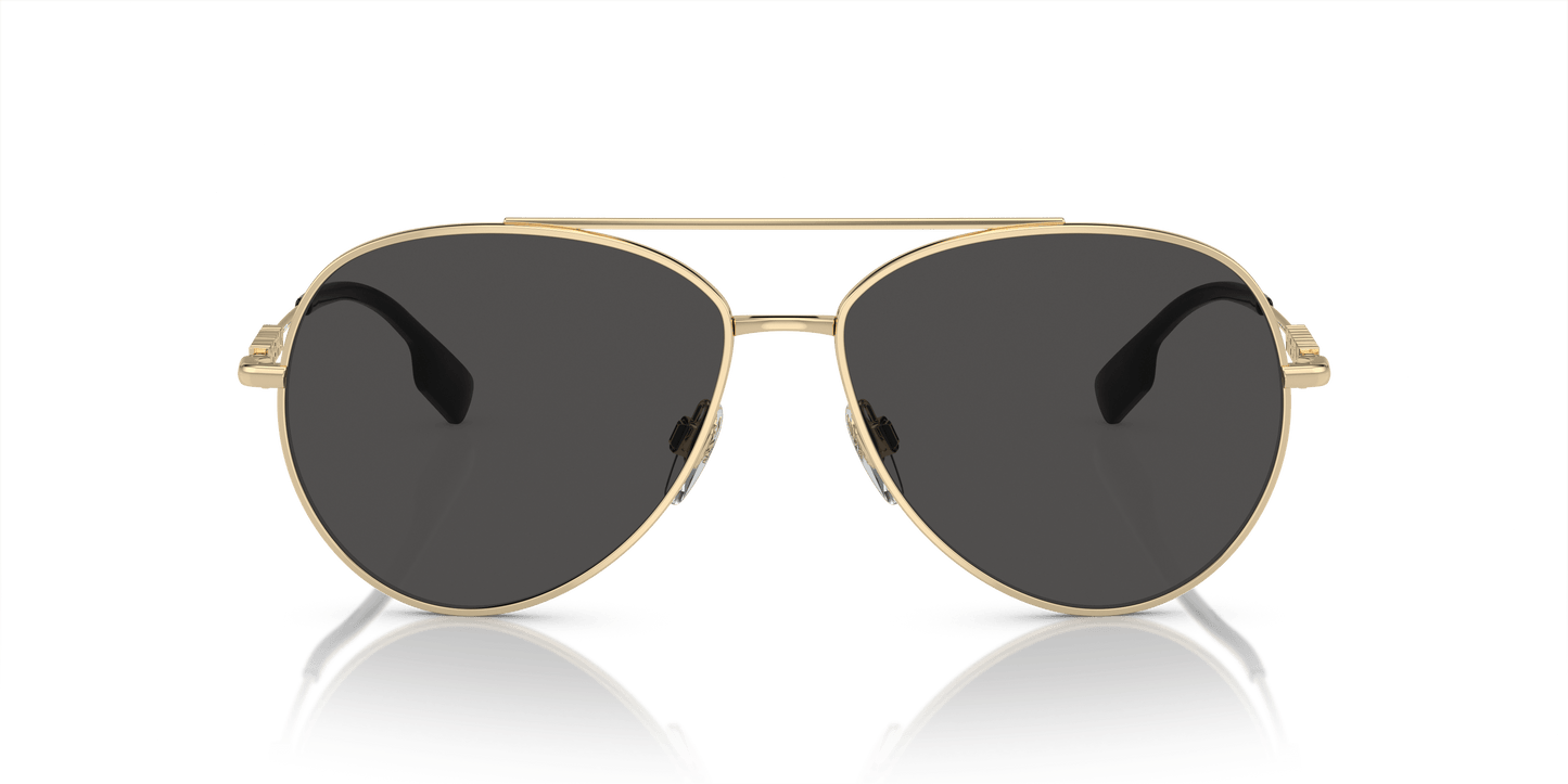 Burberry Sunglasses Light Gold-Dark Grey | BURBERRY BE3147 Light Gold-Dark Grey