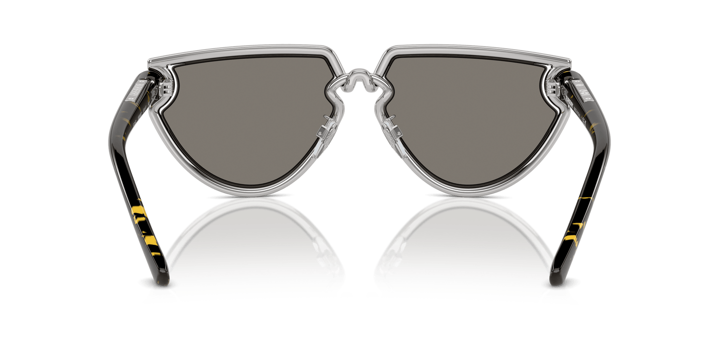 משקפי שמש של ברברי מראה אפור בהיר כסף | BURBERRY BE3152 Silver-Light Grey Mirror Silver