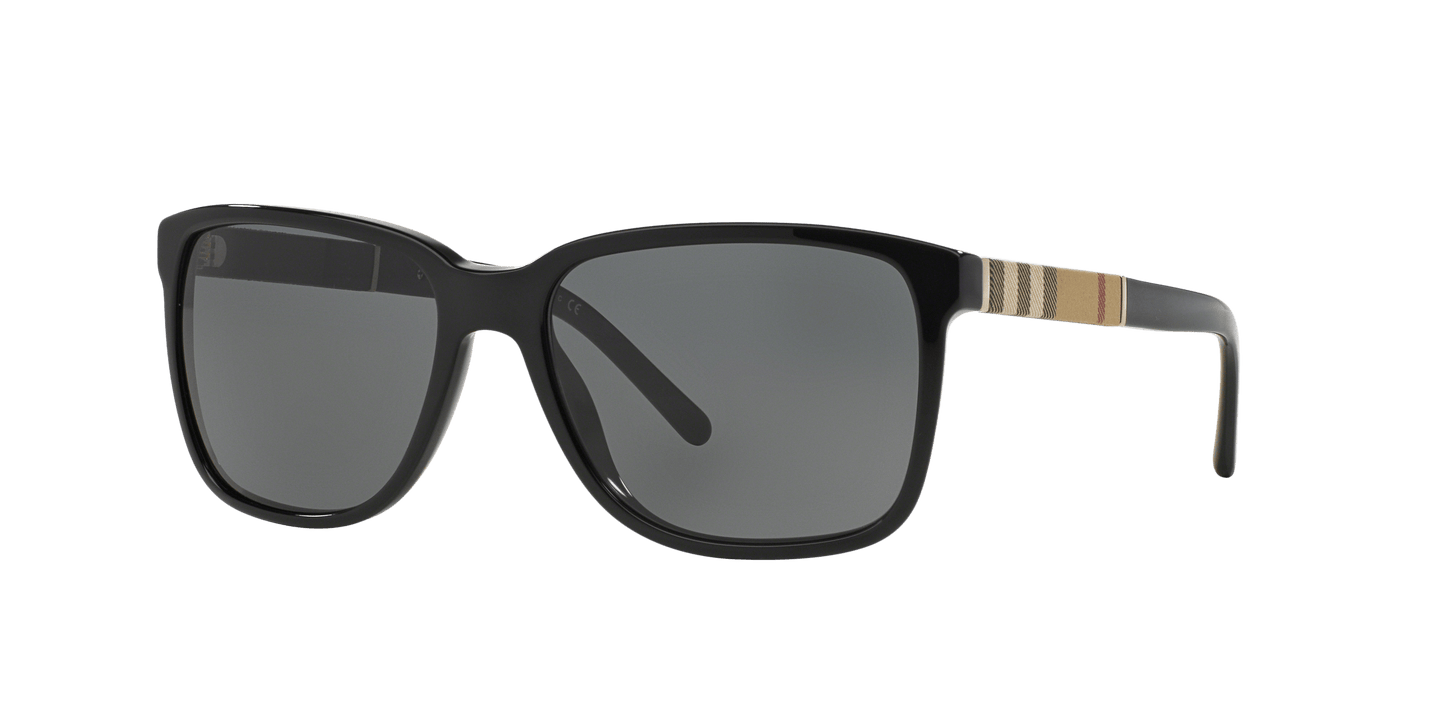 משקפי שמש בורברי שחור-אפור | BURBERRY BE4181 Black-Grey