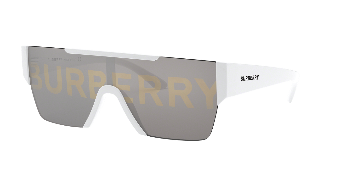 Burberry Sunglasses White-Grey Tampo Burberry Silver/Gold2 | BURBERRY BE4291 White-Grey Tampo Burberry Silver/Gold2