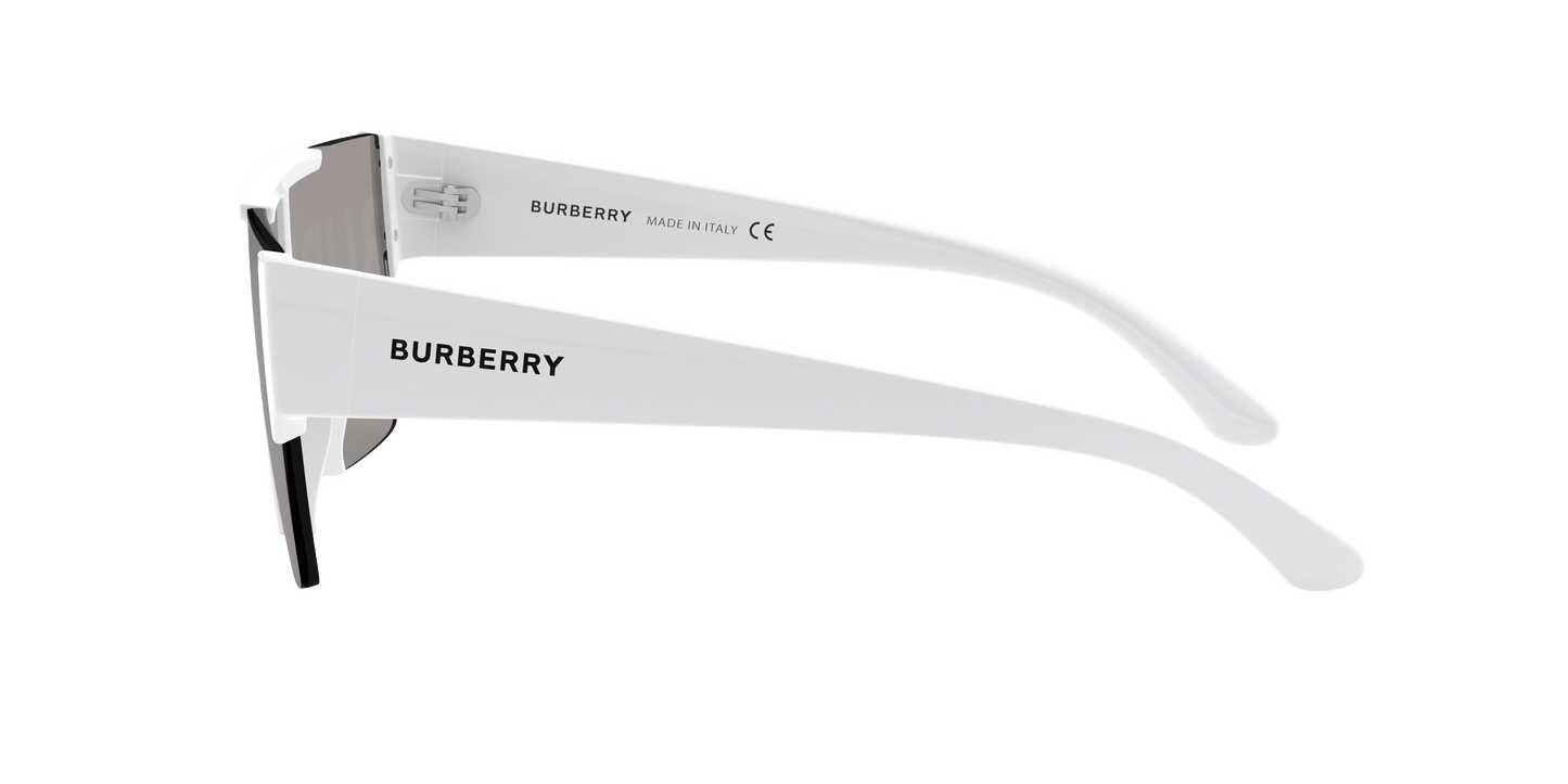 Burberry Sunglasses White-Grey Tampo Burberry Silver/Gold2 | BURBERRY BE4291 White-Grey Tampo Burberry Silver/Gold2